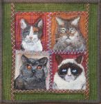 Cat Faces in Wool - PATTERN